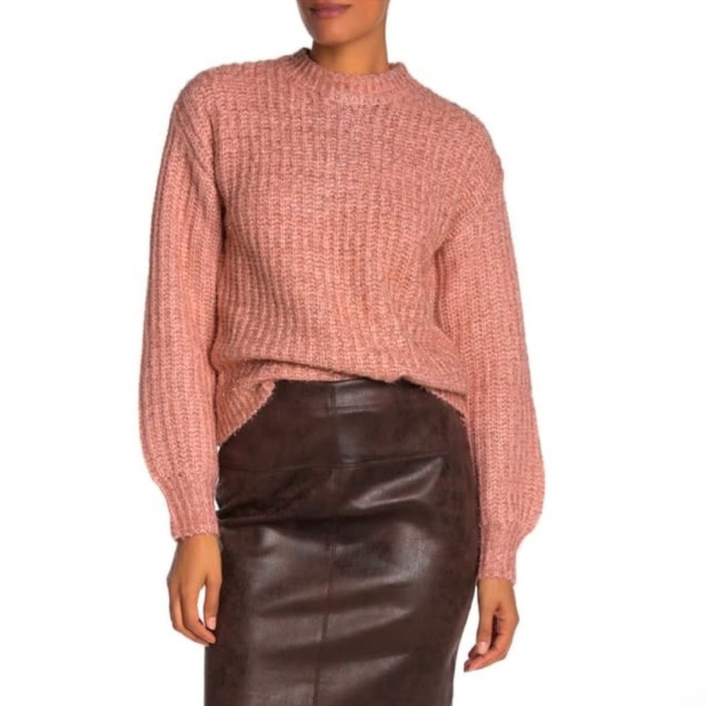 Free Press Metallic Sparkle Knit Sweater